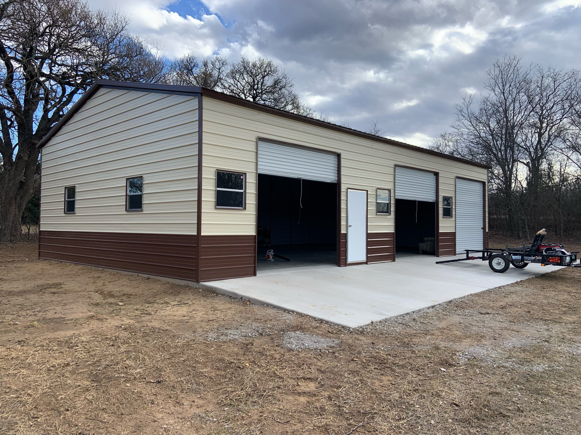 26x40x10 Three Car Garage